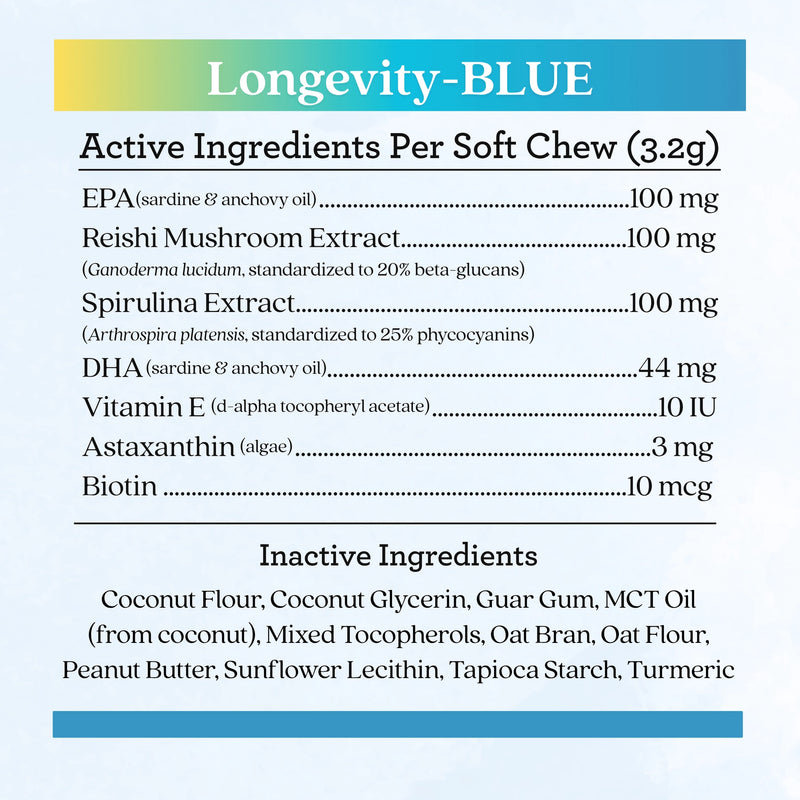 Longevity-BLUE Soft Chews